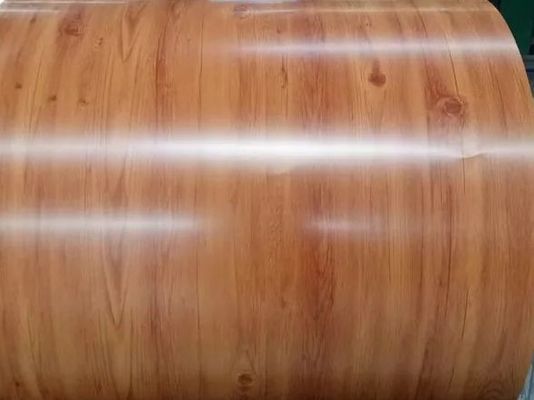 Προσαρμόσιμη ανοχή ± 1% ξυλοκόκκους Προχρωματισμένο αλουμινένιο περιτύλιγμα για τοίχους κουρτίνας