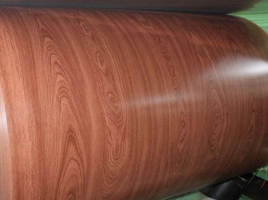 Προσαρμόσιμη ανοχή ± 1% ξυλοκόκκους Προχρωματισμένο αλουμινένιο περιτύλιγμα για τοίχους κουρτίνας